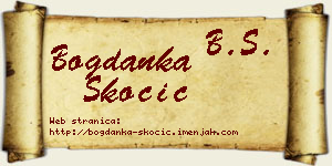 Bogdanka Skočić vizit kartica